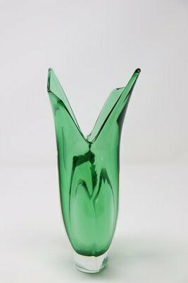 photo for sale Italian Vase In Murano Art Glass Attributed To Flavio Poli For Seguso, 1960s