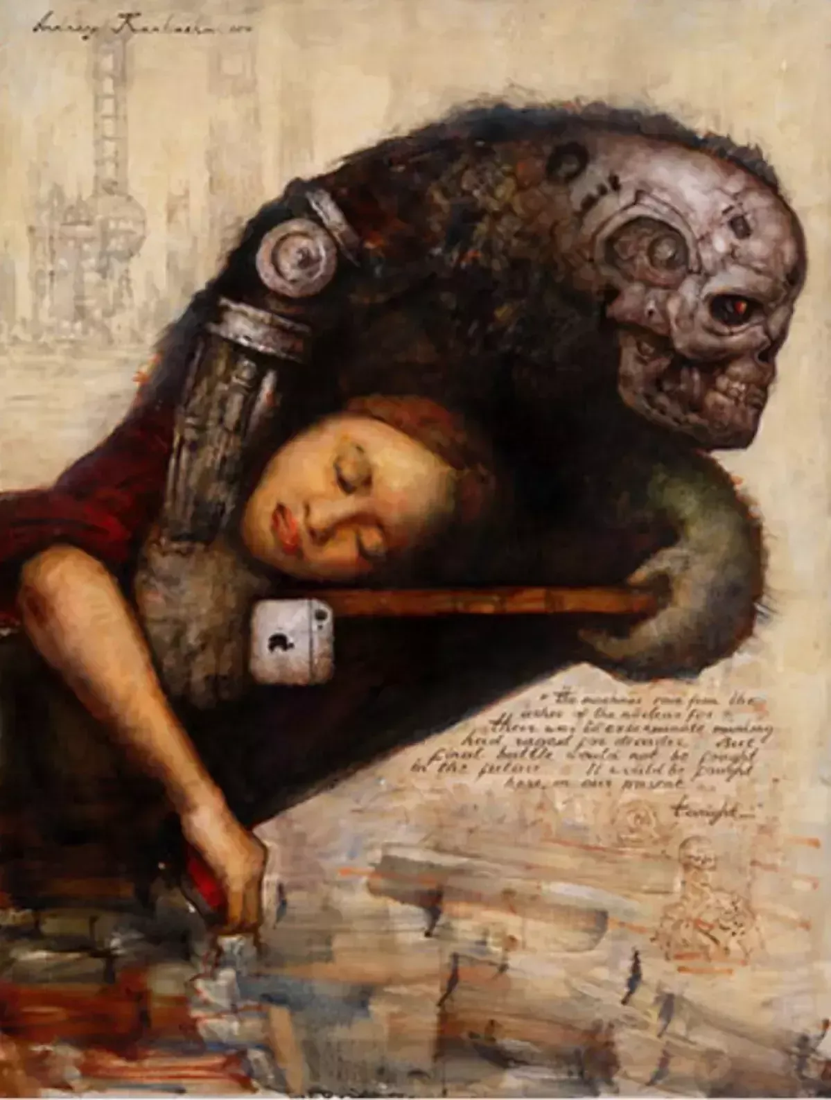 Giclée Print On Canvas, Last Call Of Darvin.., 2023, By Kartashov Andrey, Russia, 21st Century. 1 Of 250 Limited Prints