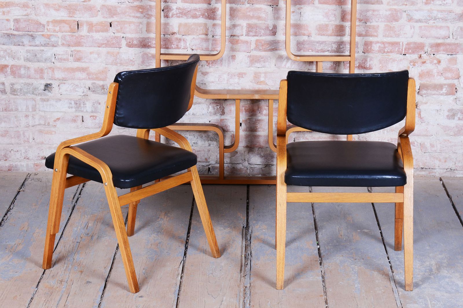 Set Of Eight Restored Mid Century Chairs, By Ludvik Volak, Maple, Czech, 1960s photo buy