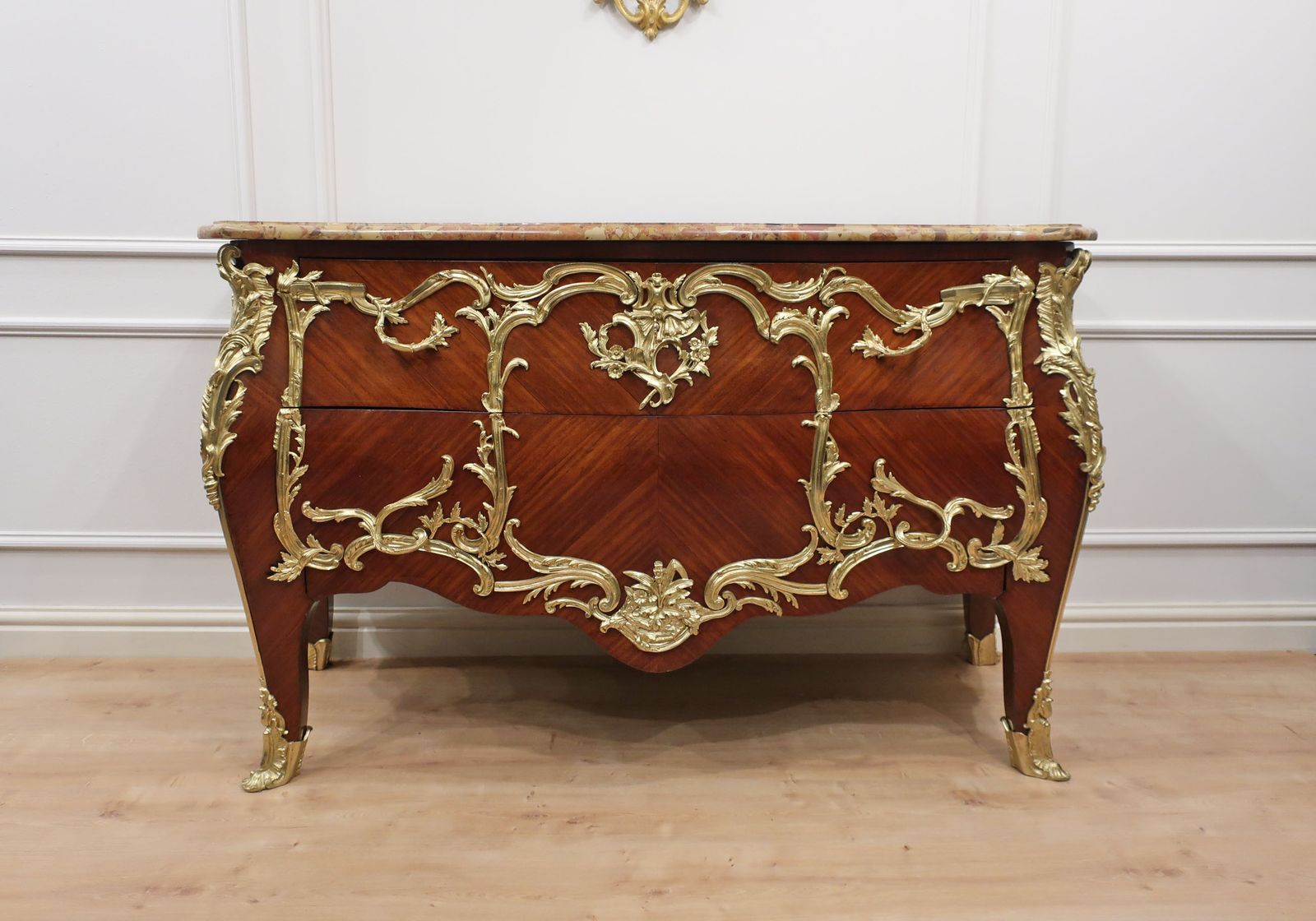 French Louis XV Style Chest Of Drawers photo vinterior