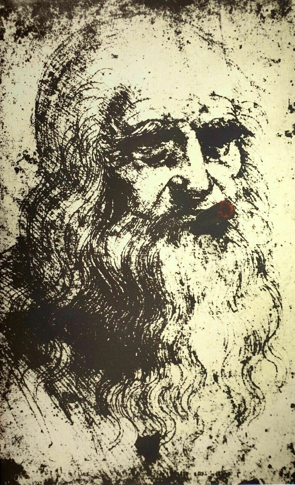 Man Ray, The Father Of Mona Lisa, Hand Signed Lithograph