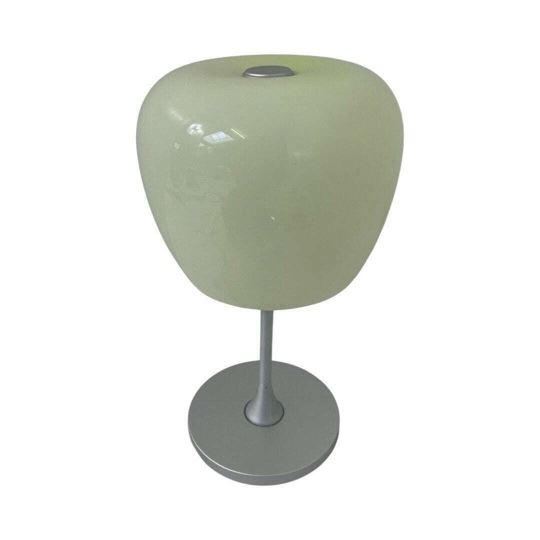 Table Lamp With Glass Top And Gray Metal Base   Model 'Althorn'   Rare Ikea B0225 photo vinterior