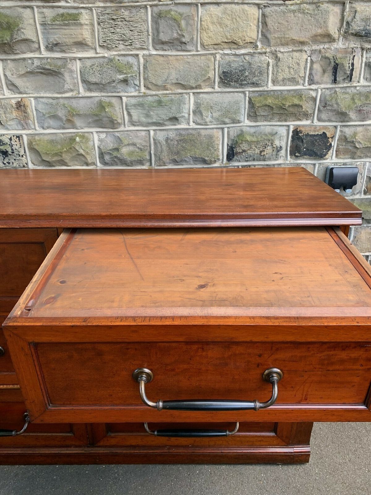 photo for sale Antique Mahogany Bank Of Haberdashery Draws