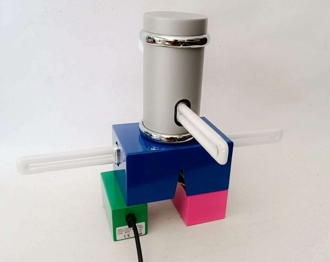 Rare Laurel Table Lamp Designed By Peter Shire For Memphis Vintage Pop Art Sottsass Group photo for sale