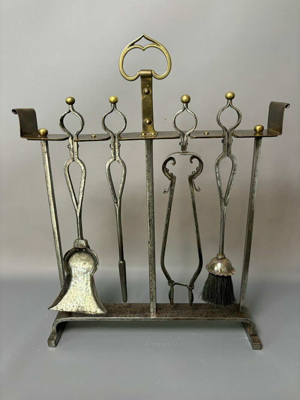 Arts & Crafts 'Estate Made' Fireside Tools