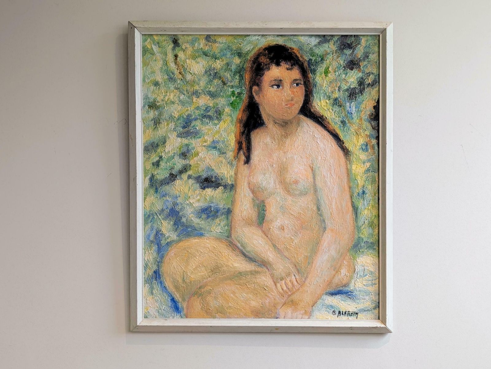 B. Alfheim, Sitting Female Nude, C.1960