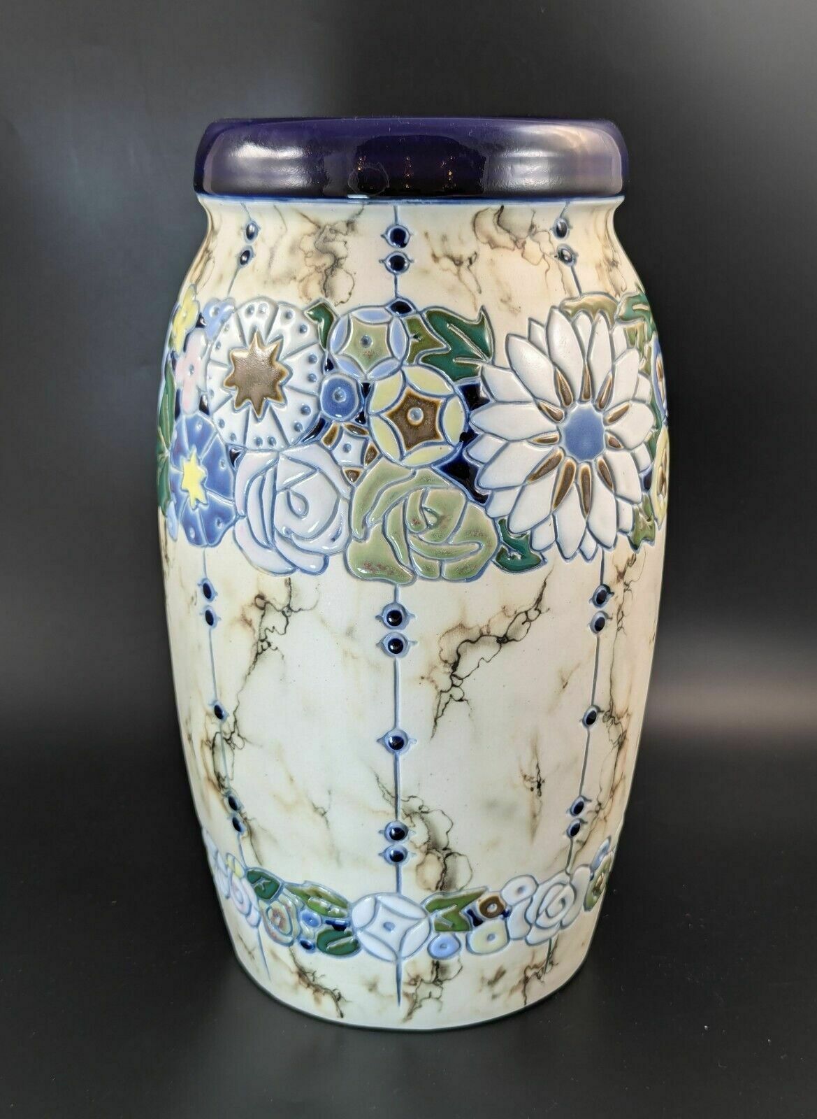 Amphora Ceramic Vase In The Art Deco Style. Made In Czechoslovakia, с. 1920 photo Home Decor