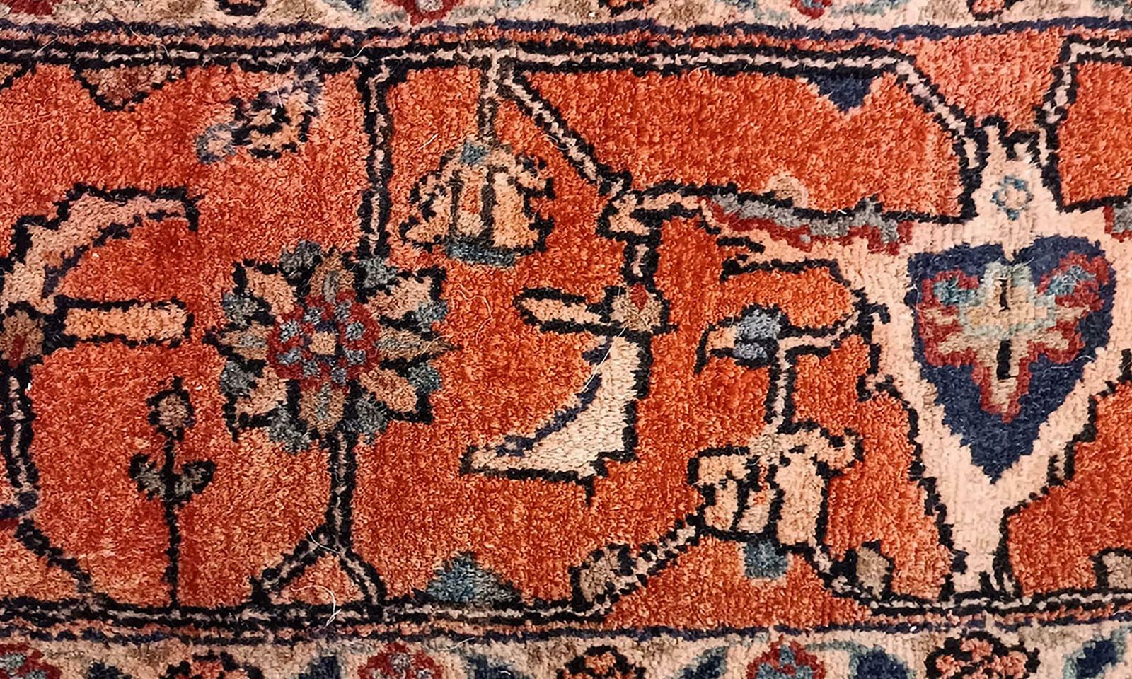 Handmade Rug Doormat Floral Rug Half Circular Interior Carpet Mat Entrance Way photo for sale