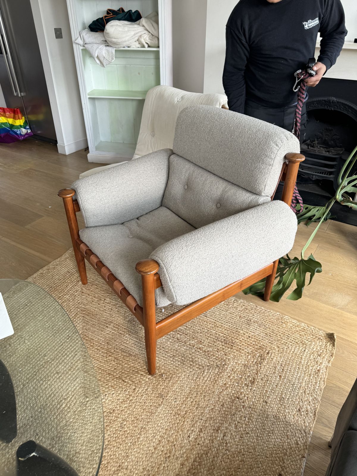 Soho Home Otis Armchair, 21st Century photo furniture