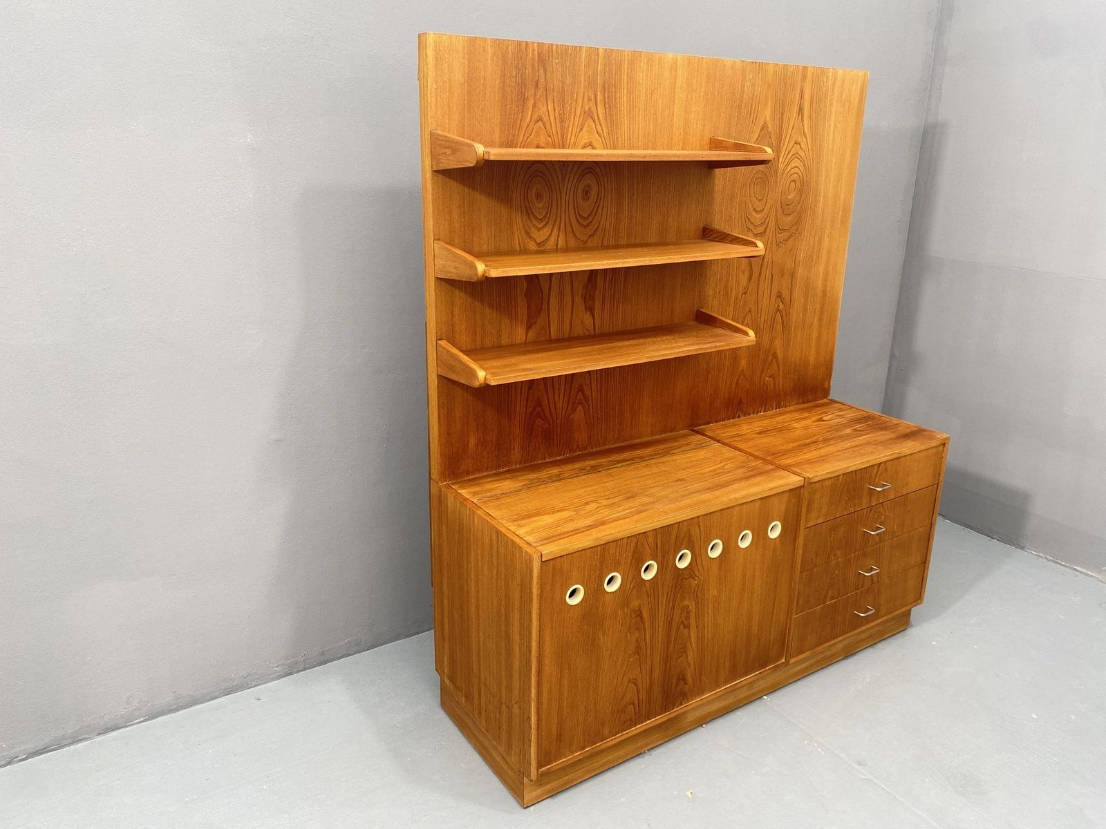 Mid Century Wall Shelf System By český Nábytek, 1960's, Czechoslovakia photo Furniture