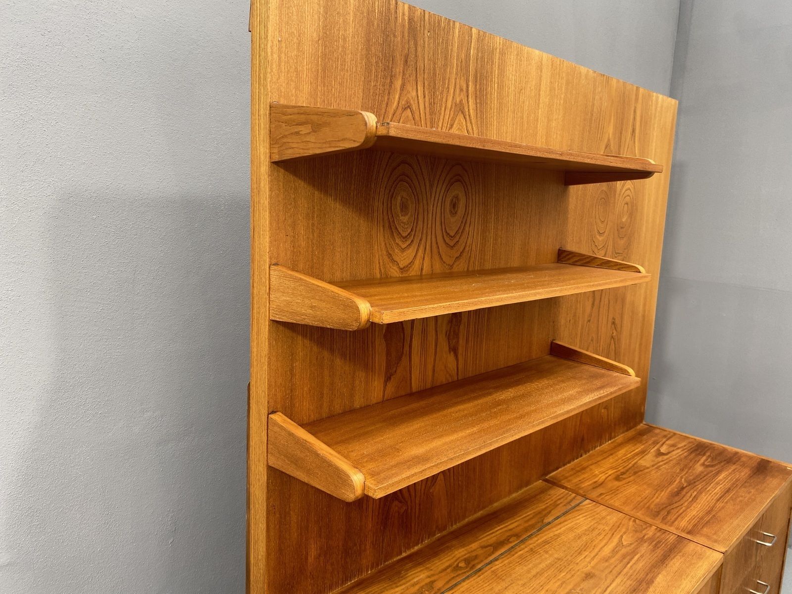 Mid Century Wall Shelf System By český Nábytek, 1960's, Czechoslovakia photo buy