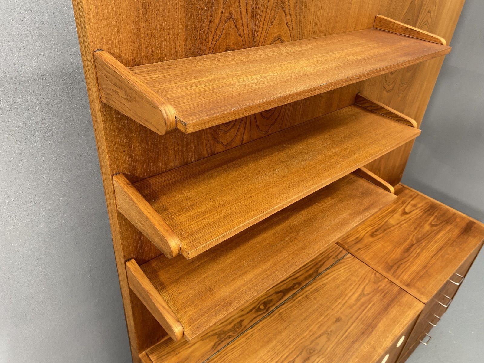 photo furniture Mid Century Wall Shelf System By český Nábytek, 1960's, Czechoslovakia