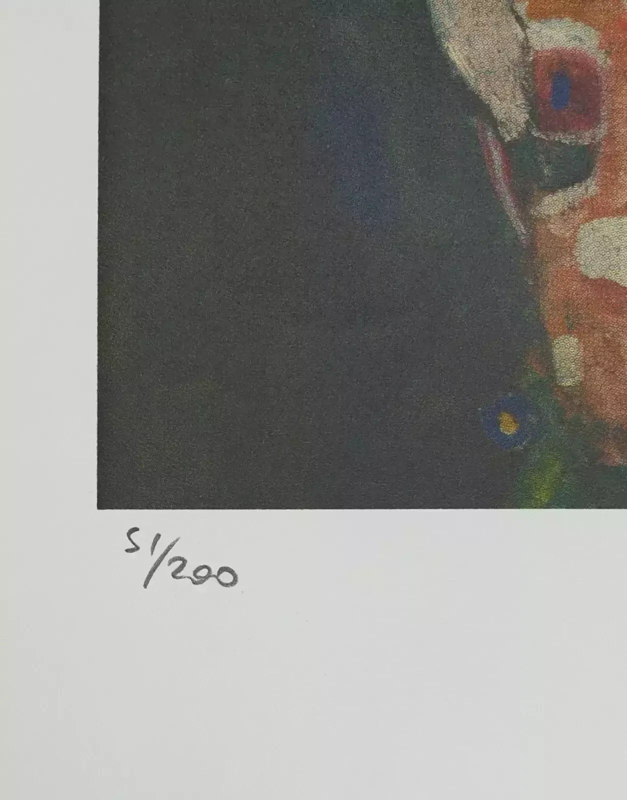 Gustav Klimt, Death And Life, Plate Signed Chromolithograph photo for sale