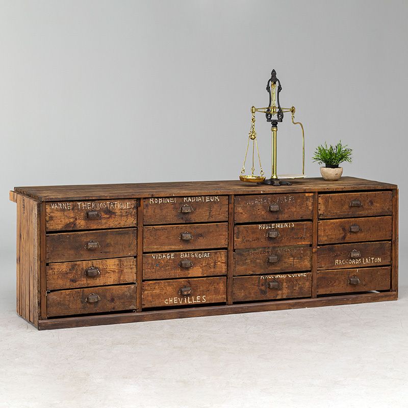 French Factory Drawer, Late 20th Century