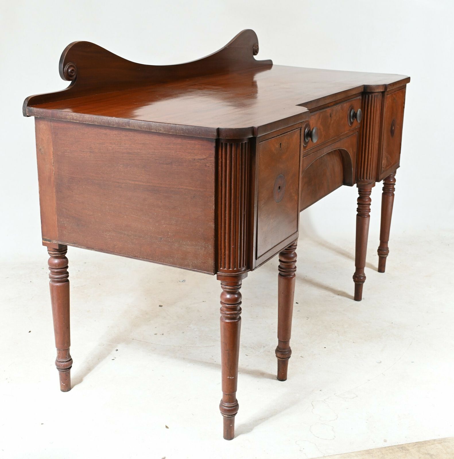 Mahogany Gillows Sideboard Antique Regency 1820 photo vintage