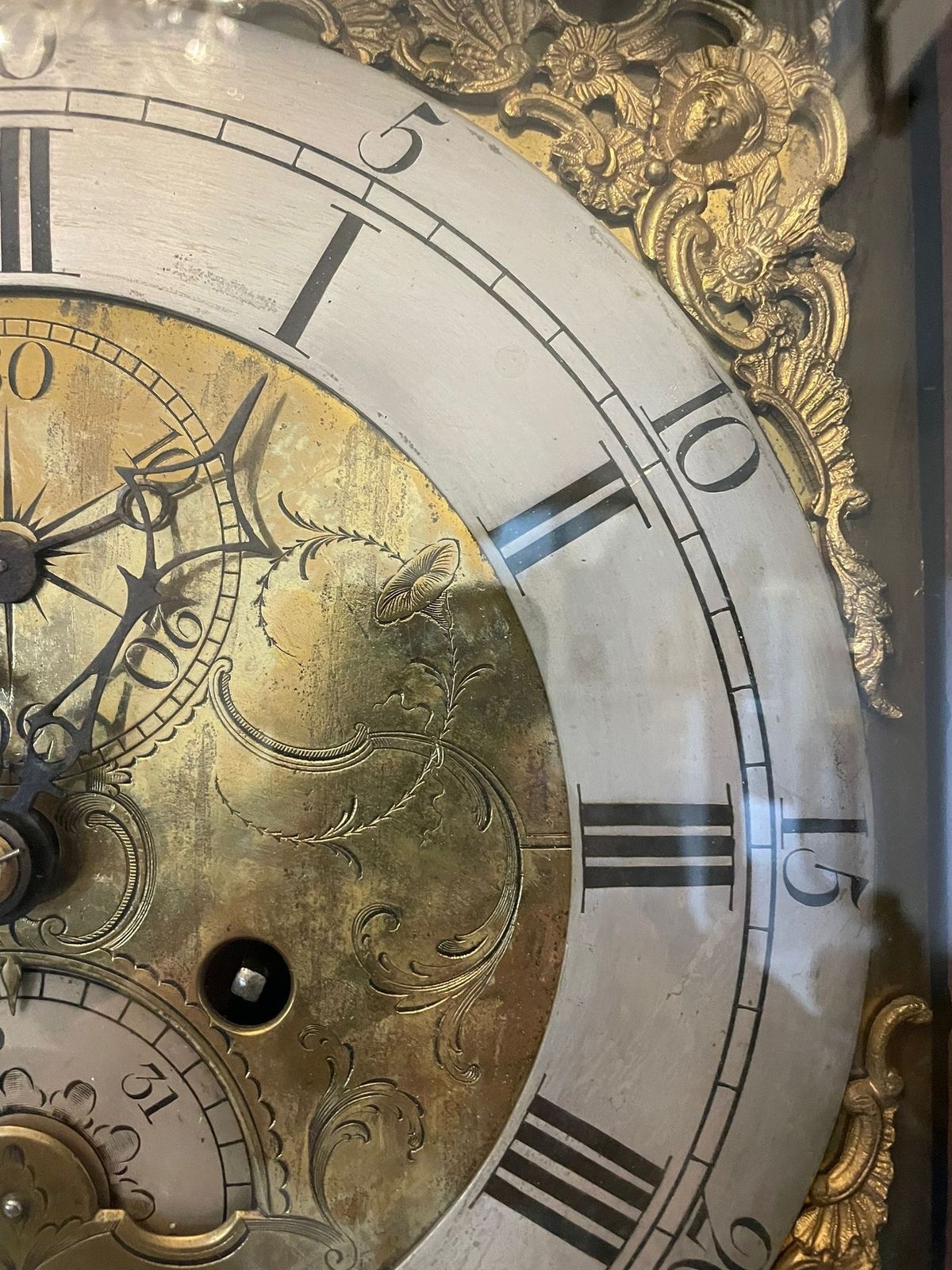 Antique 18th Century Quality Brass Faced 8 Day Longcase Clock By John Pollard Of Crediton photo vinterior
