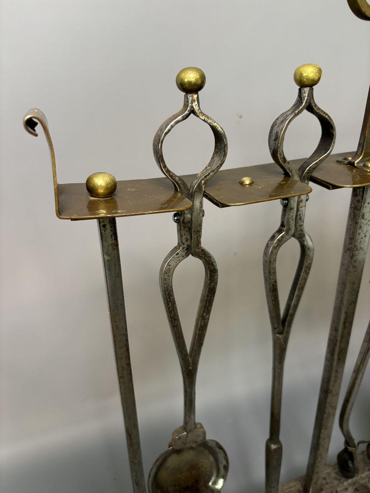 photo furniture Arts & Crafts 'Estate Made' Fireside Tools