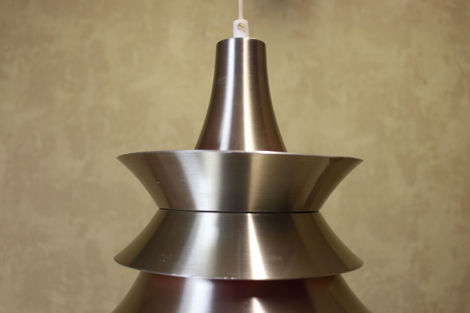 Danish Chrome Finish Metal Pendant Lamp photo 225.0