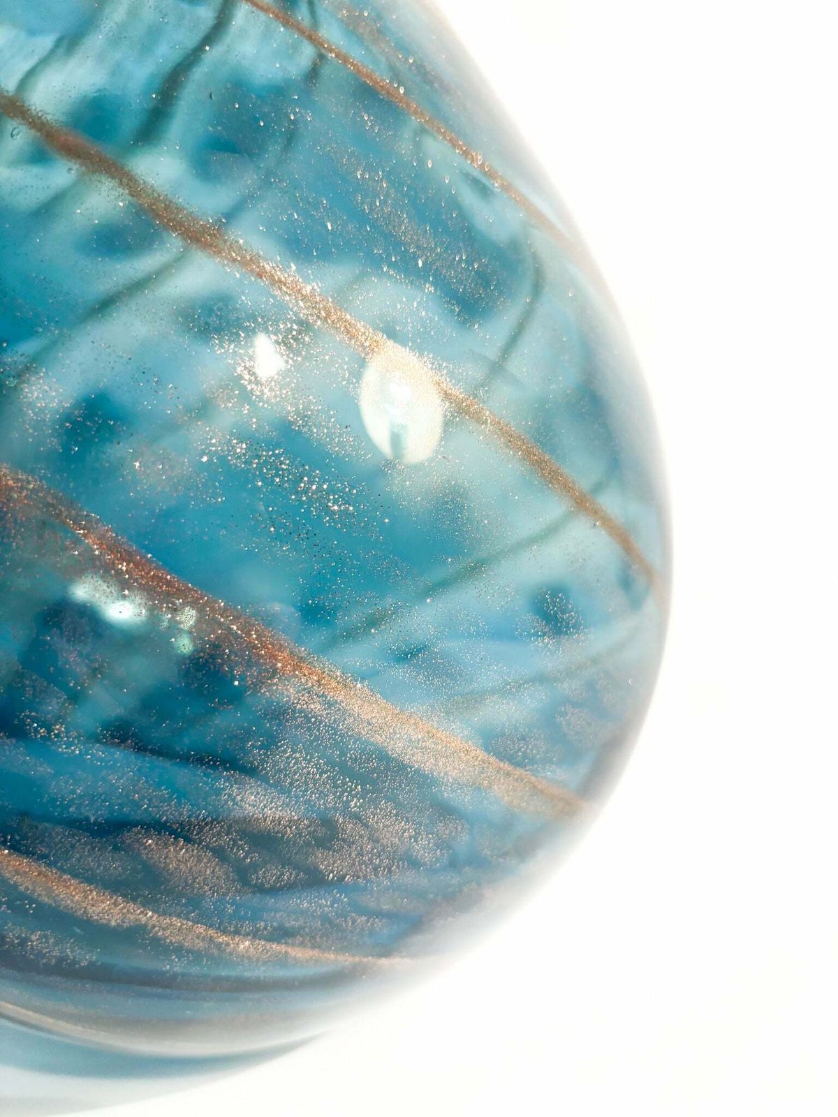Murano Glass Vase With Aventurine By Fratelli Toso, 1950s photo buy