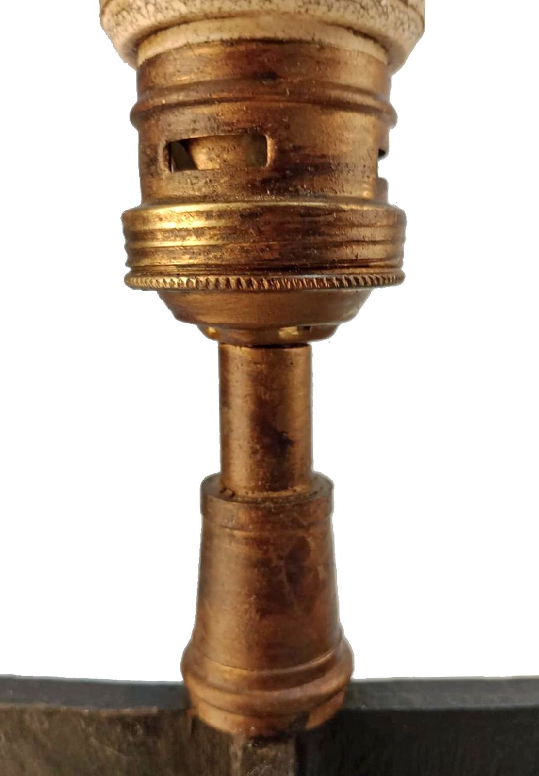 photo furniture Pair Of Jean Michel Frank Design Iron 'Croisillon' Design Table Lamps By Argentine Company Comte