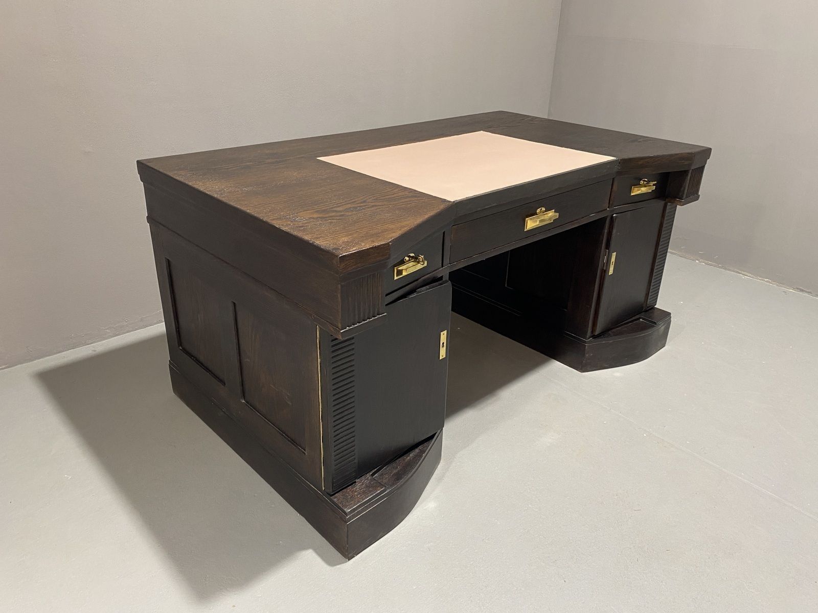 Early 20th Century Viennese Secession Oak Writing Desk photo for sale