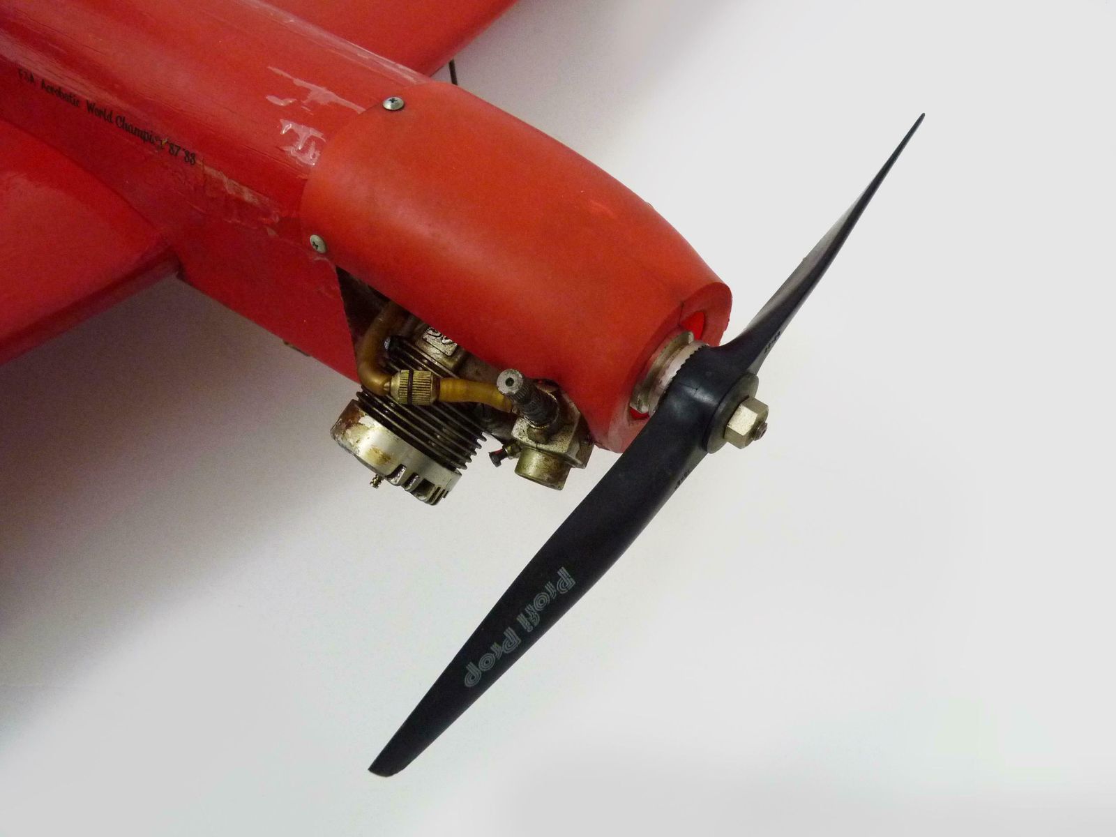 photo furniture Large Airplane Model Suprastar F3a Aerobatic World Champion 87 88 Hanno Prettner. 80s