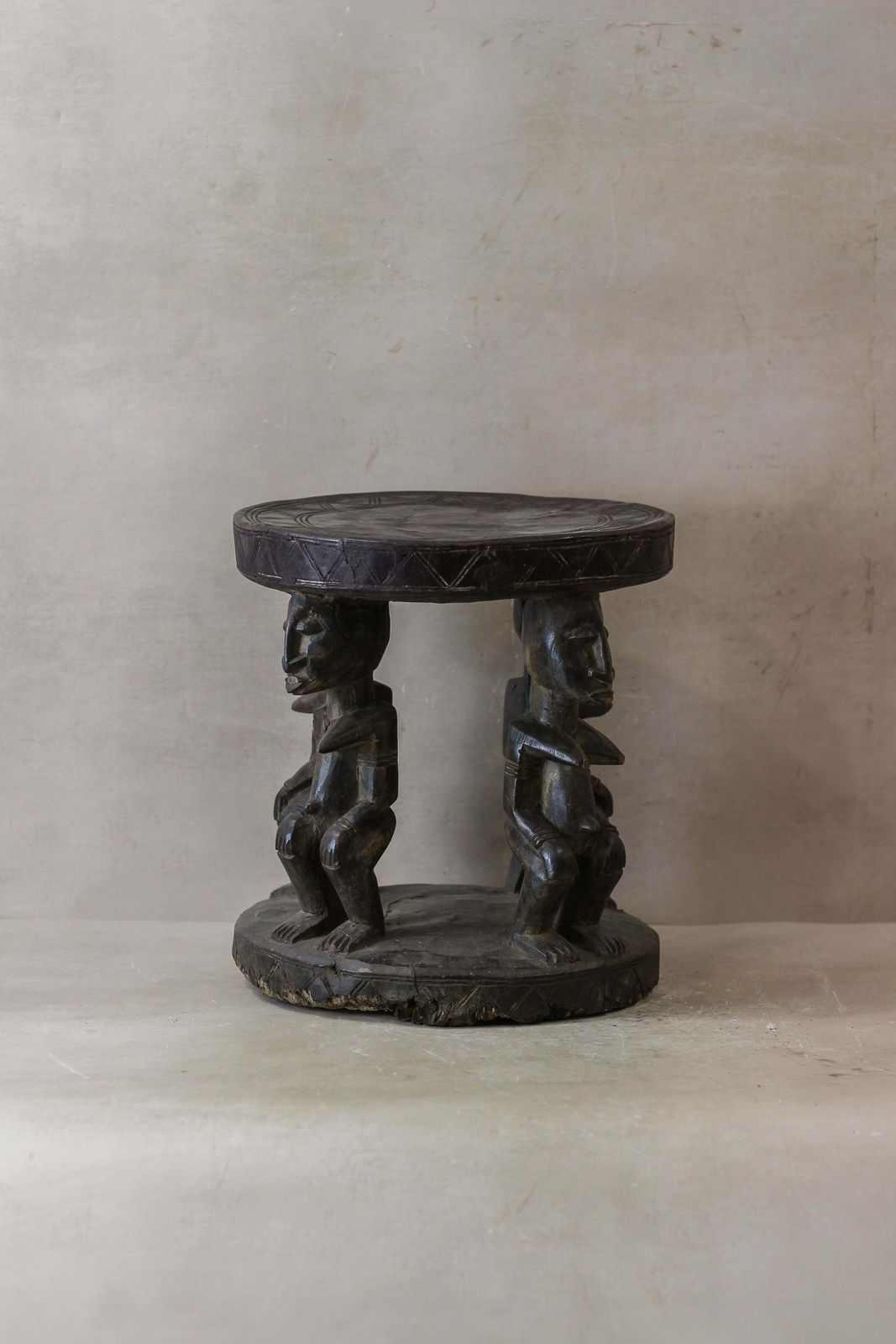 Vintage Baule Wood Side Table 85.1 photo for sale