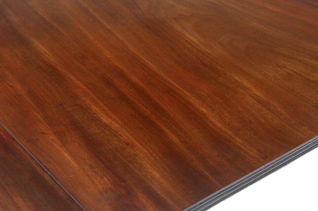 Antique Large  Fine Quality Mahogany Extending Twin Pedestal Dining Table Early 19th Century photo vintage