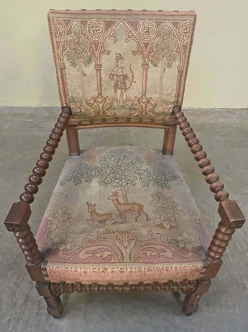 Bobbin Carver Chair 'As Is' photo furniture
