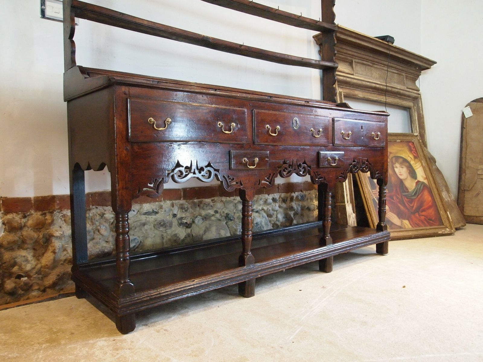 photo for sale Dresser Exceptional Rare Glamorgan Welsh Oak C1770