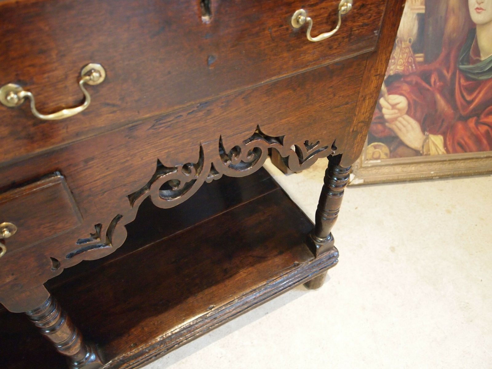 photo vinterior Dresser Exceptional Rare Glamorgan Welsh Oak C1770