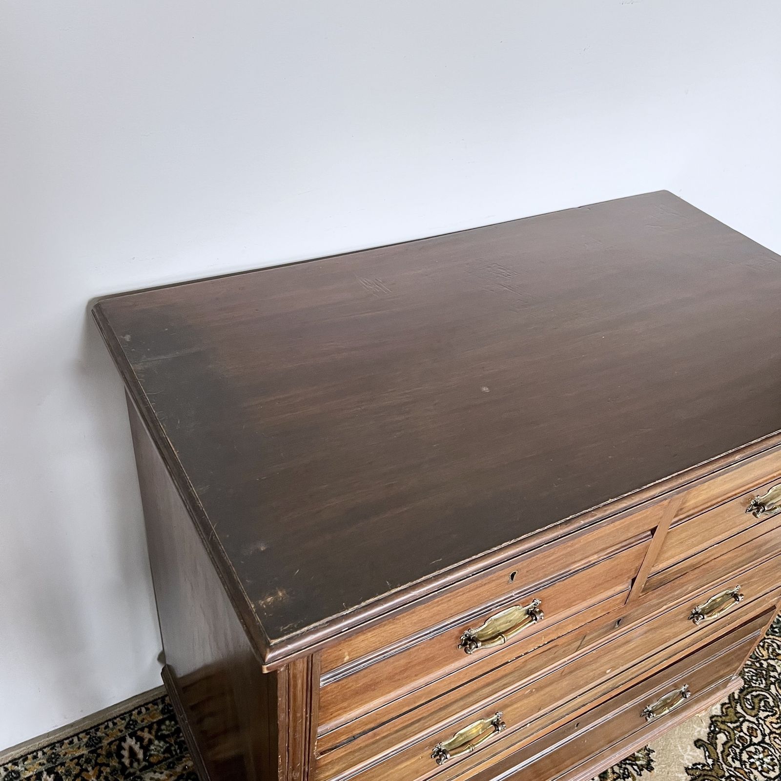 photo for sale Small Chest Of Drawers With Brass Handles