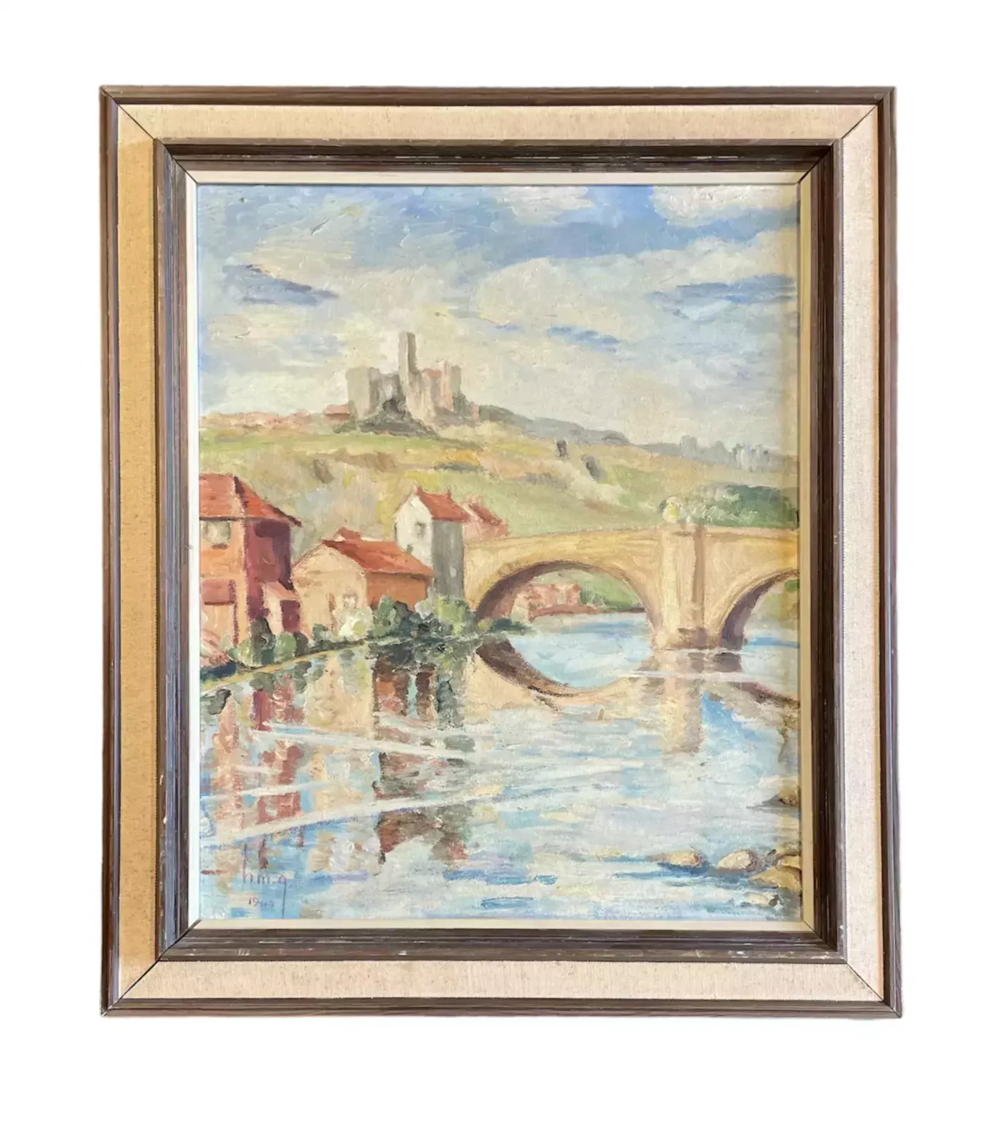 Attributed To Hortense Mattice Gordon (Canadian, 1887–1961), Oil On Plate. photo for sale