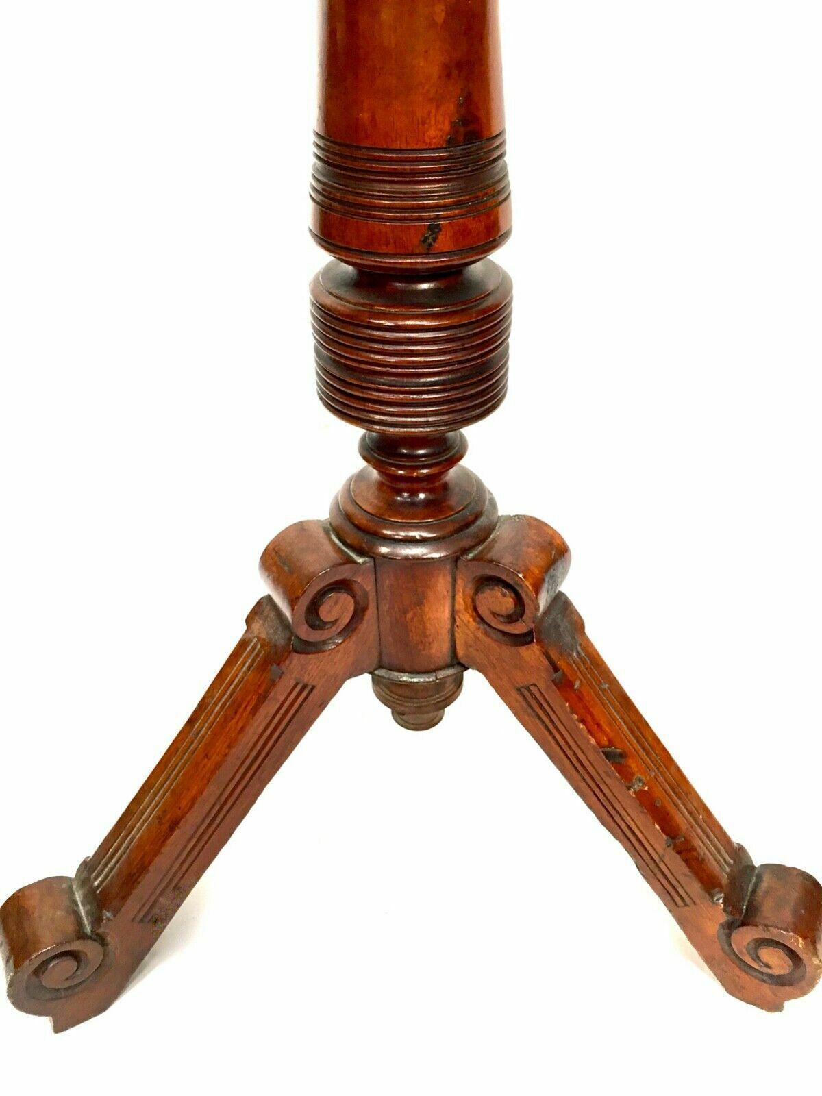 Antique Victorian Mahogany Adjustable Gents Shaving Stand / Makeup Mirror photo vinterior