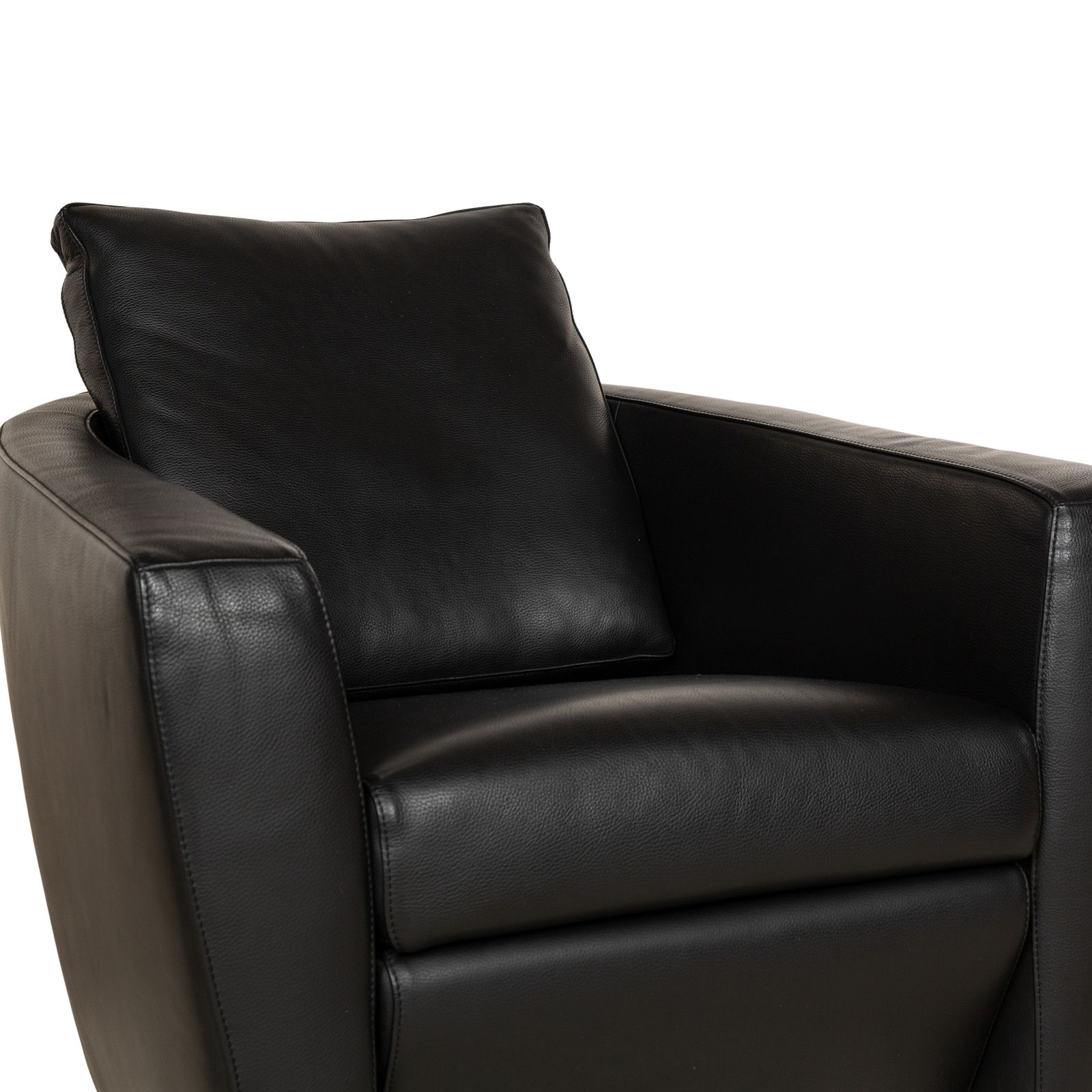 Fsm Sesame Leather Fauteuil Zwart photo for sale