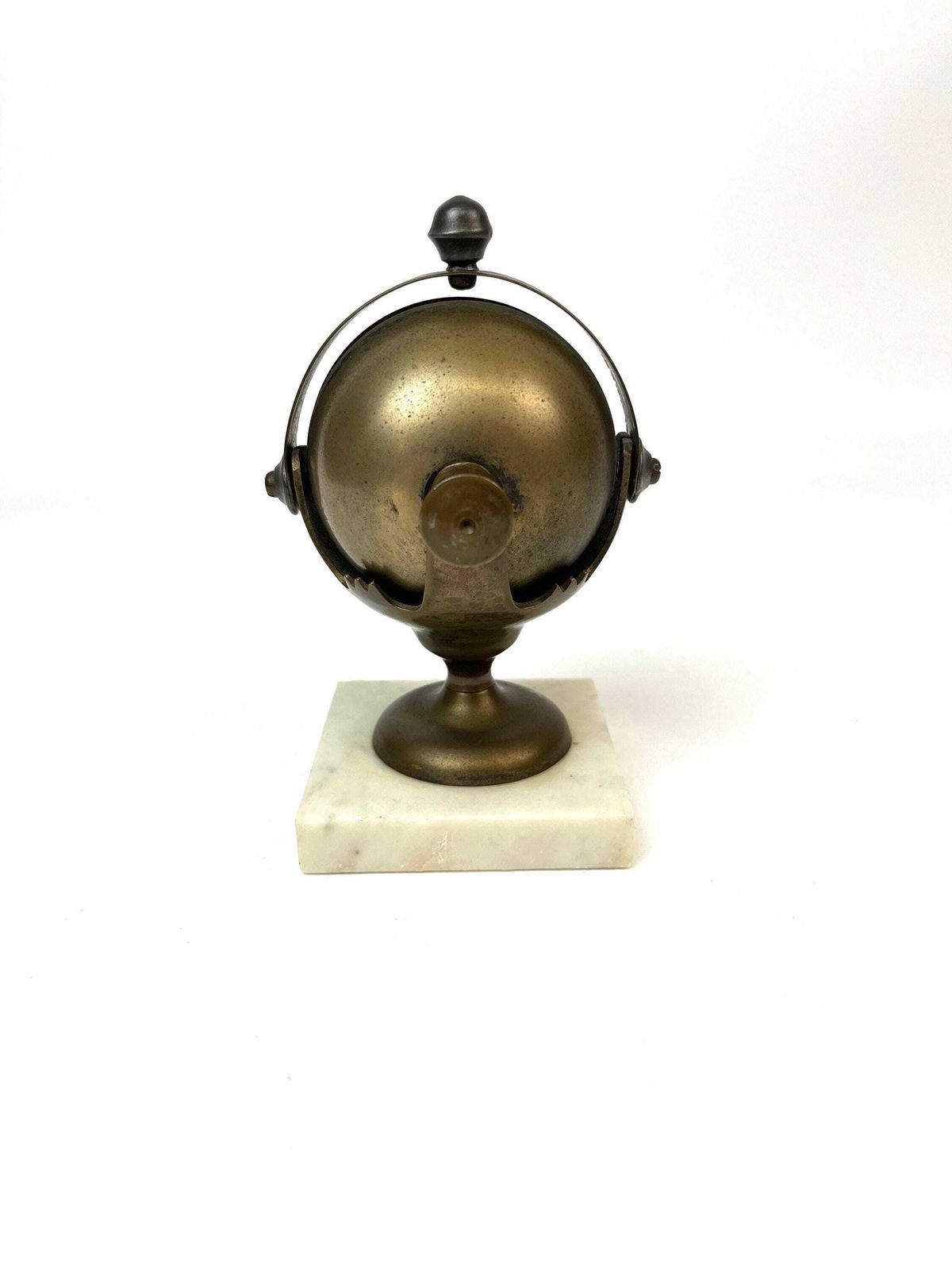 Rare Art Deco Hotel Bell Ball Shaped Antique Reception Bell Germany 1920 photo vinterior