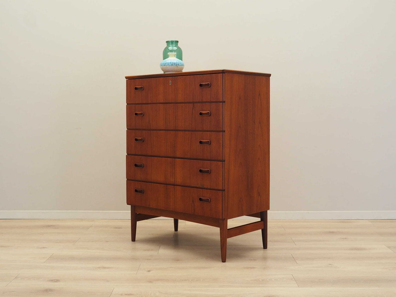 Teak Chest Of Drawers, Danish Design, 1970s, Production: Denmark photo for sale