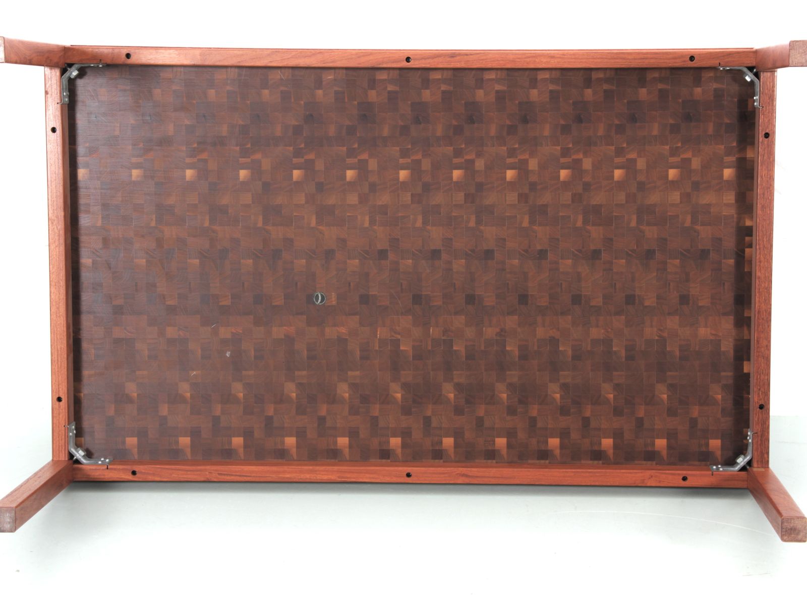 photo for sale Mid Century Modern Scandinavian Large Coffee Table In Teak By Rolf Middelboe & Gorm Lindum