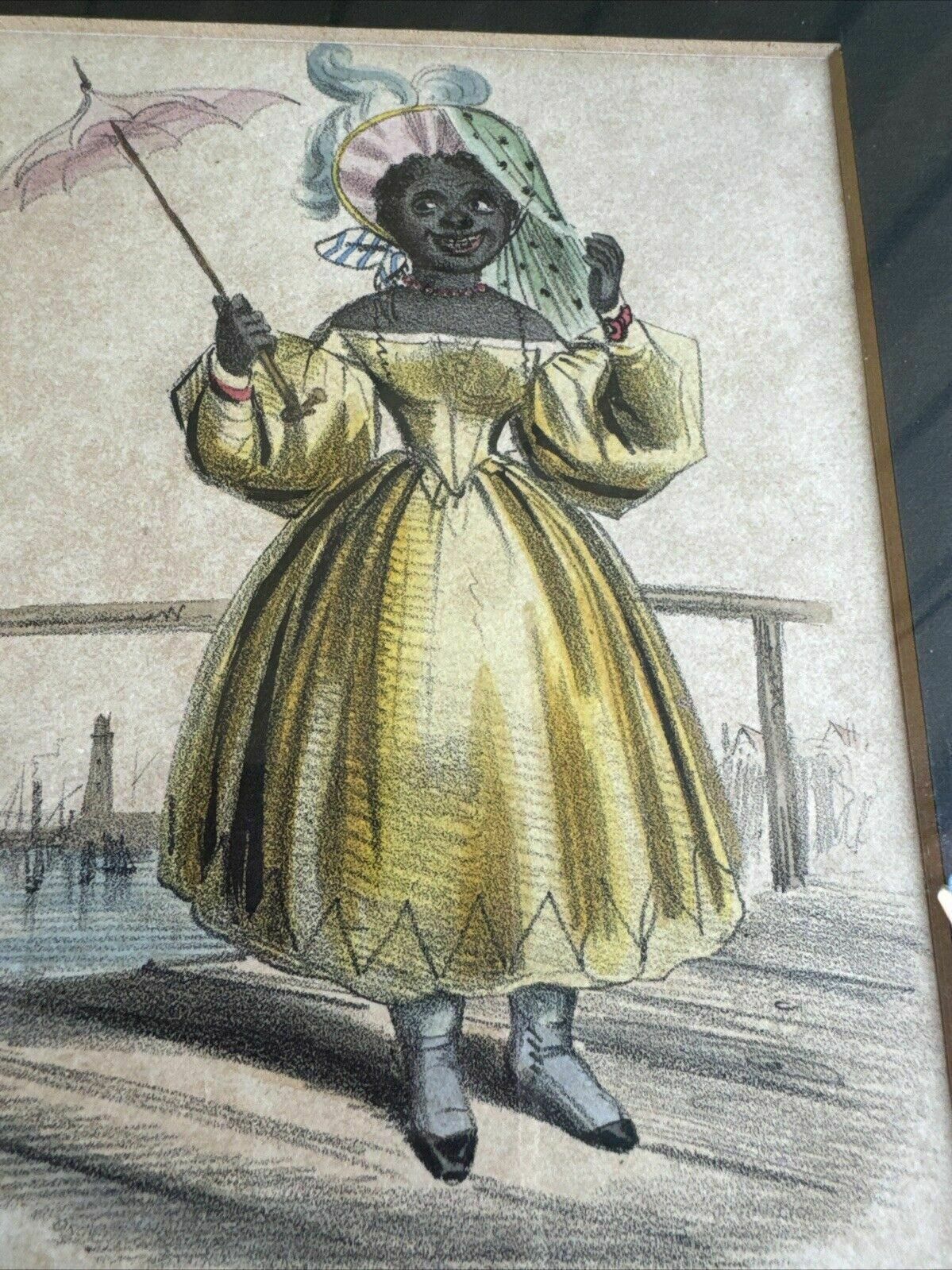 The Margate Jetty Historical Topical Print Fashion photo furniture