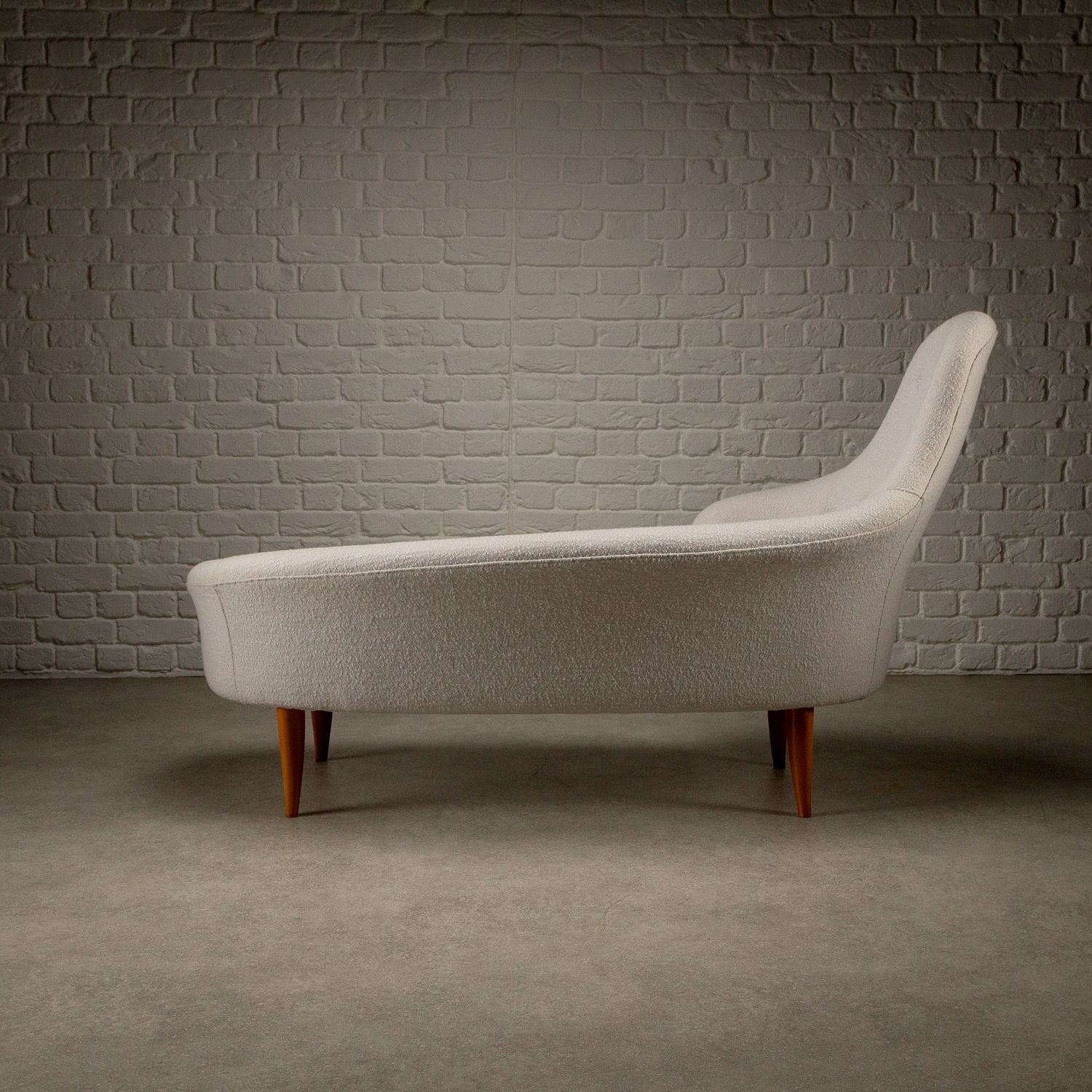 Furniture Lustgården Chaise Longue By Kerstin Hörlin Holmquist For Nordiska Kompaniet, Sweden, 1952 photo