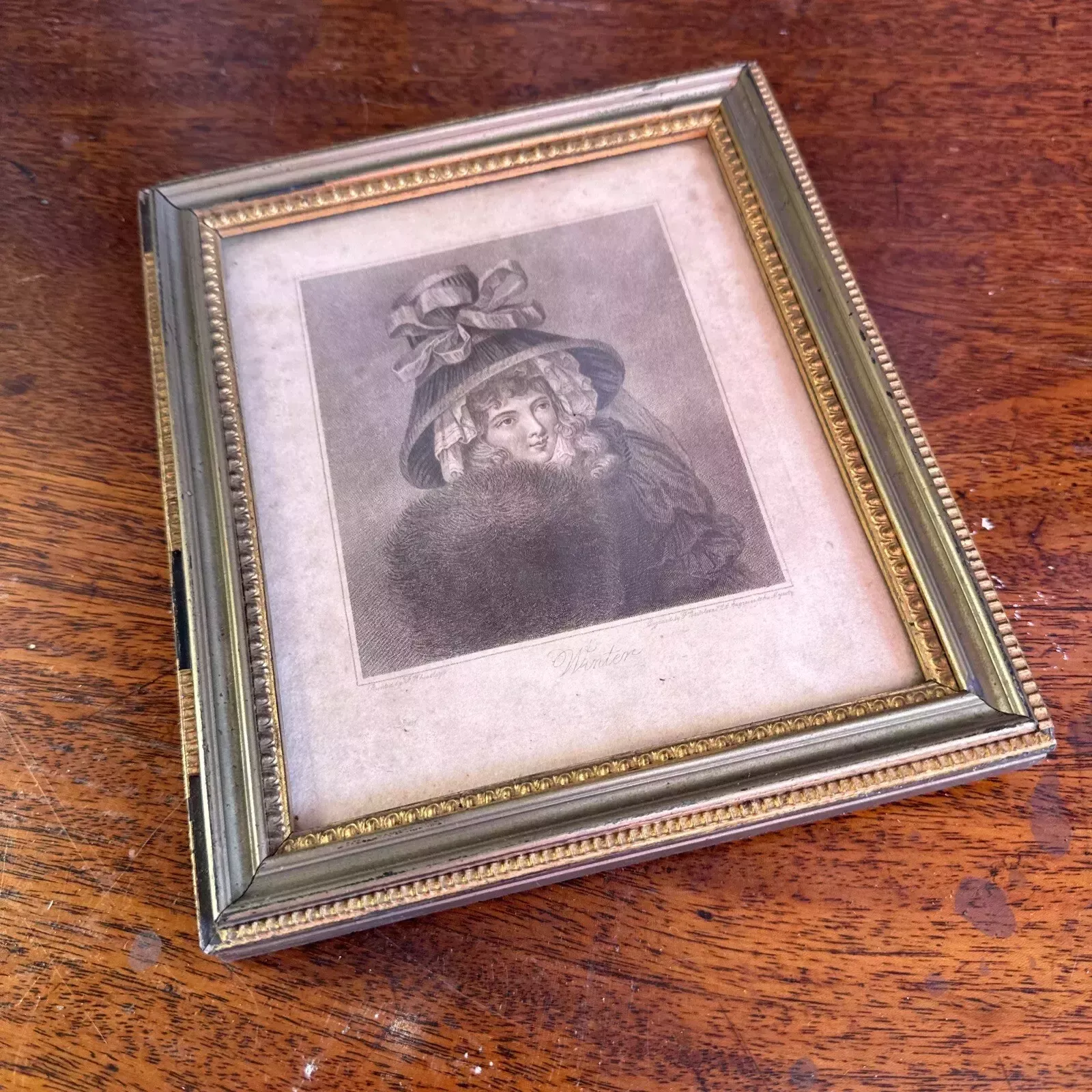 Francesco Bartolozzi After Wheatley 18th Century Stipple Engraving Of Mrs Wheatl photo furniture