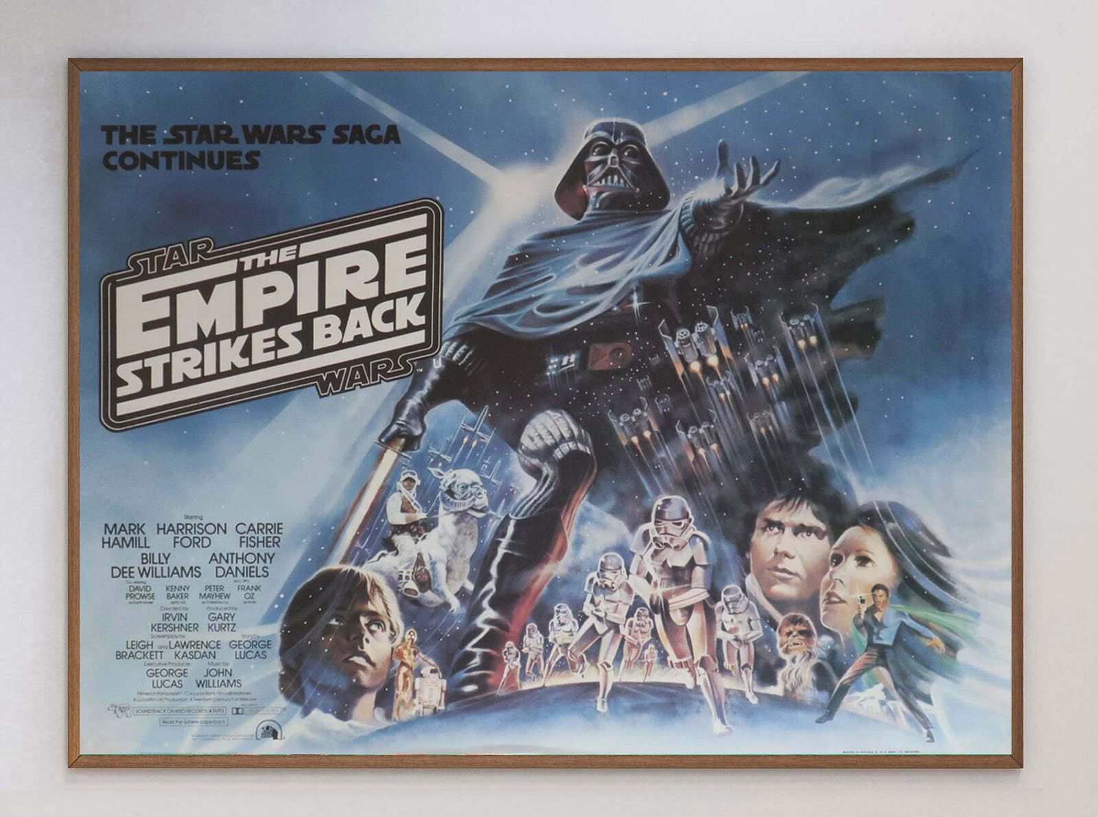 Original Vintage Poster Star Wars The Empire Strikes Back photo 1135.0