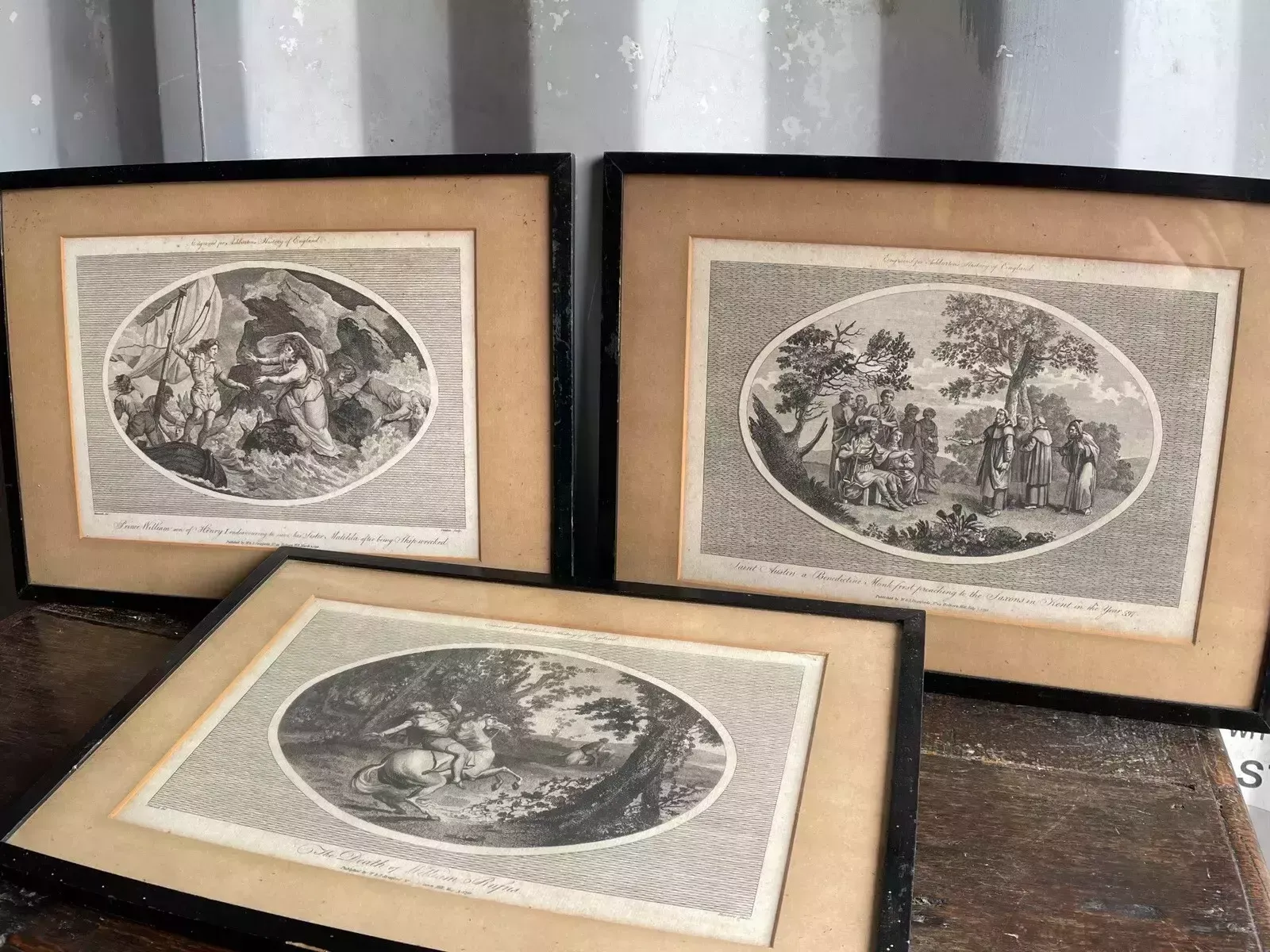 Set Of Three Georgian Engravings Ashburtons Historic W J Stratford 1792 Antique photo furniture