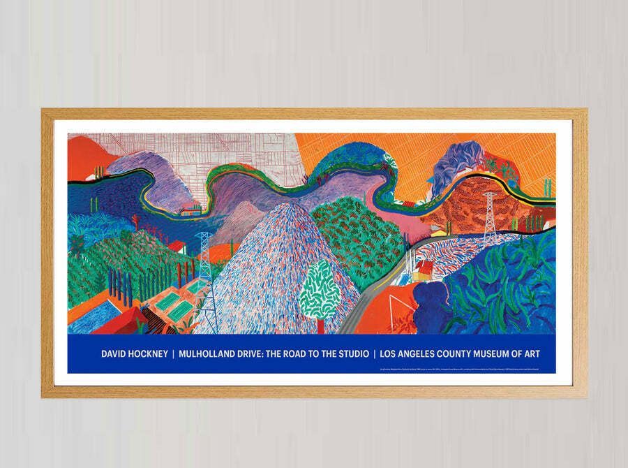 David Hockney   Mulholland Drive: The Road To The Studio Lacma photo for sale