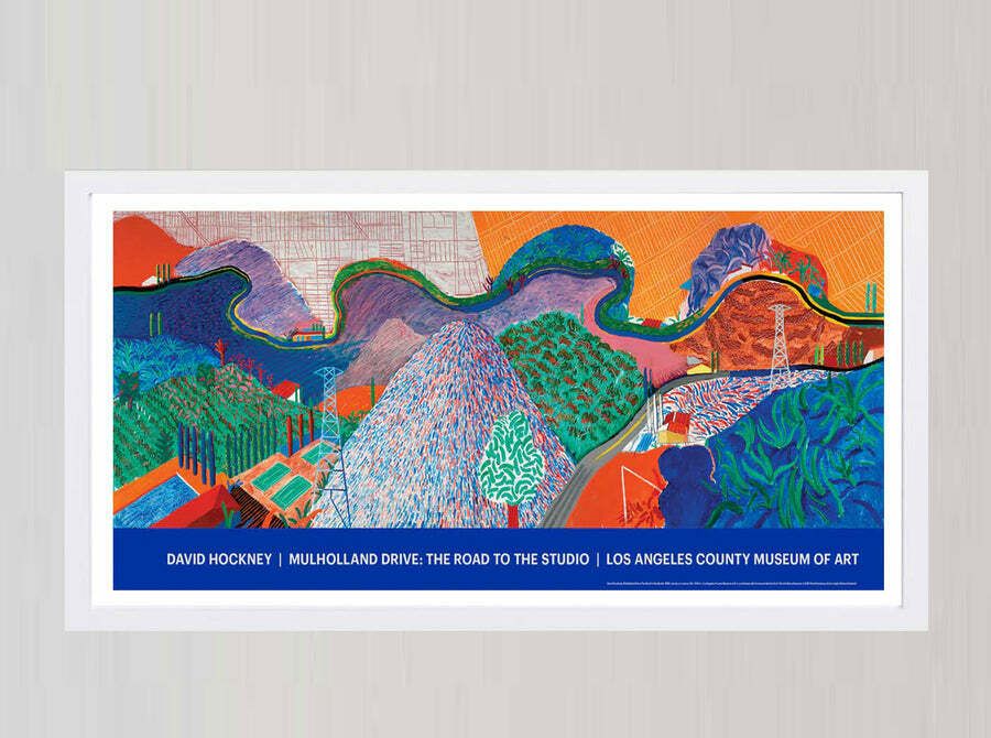 David Hockney   Mulholland Drive: The Road To The Studio Lacma photo Art