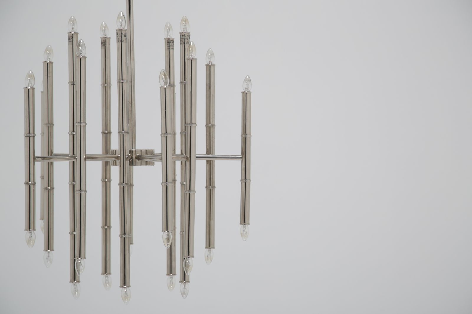 Contemporary Chrome Chandelier “Meurice” By Jonathan Adler, United Kingdom, 2000s. photo 625.0