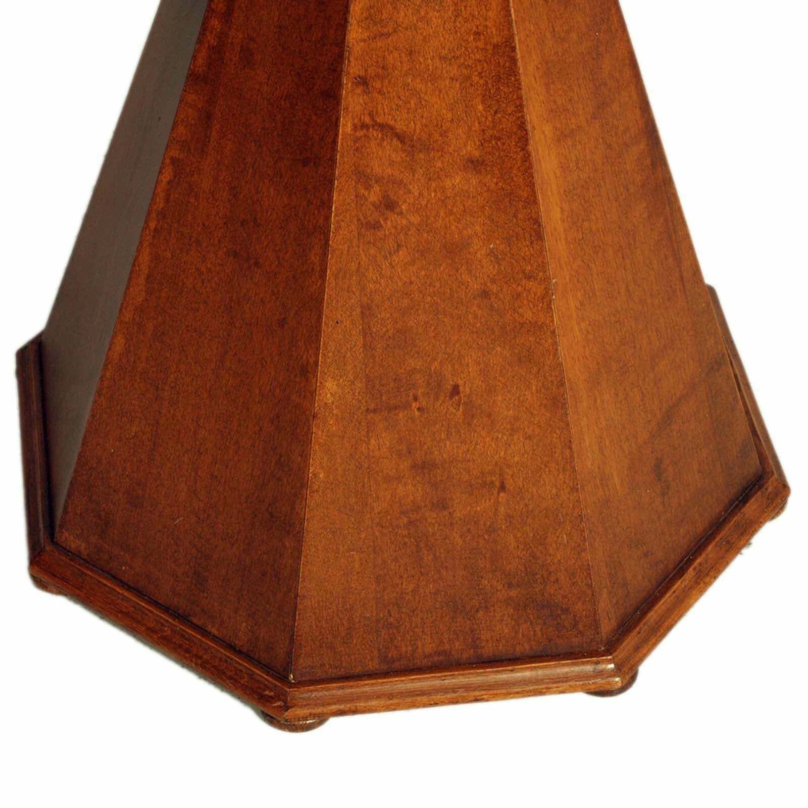 Hourglass Shaped Masonic Column In 1930s Wax Polished Walnut photo for sale