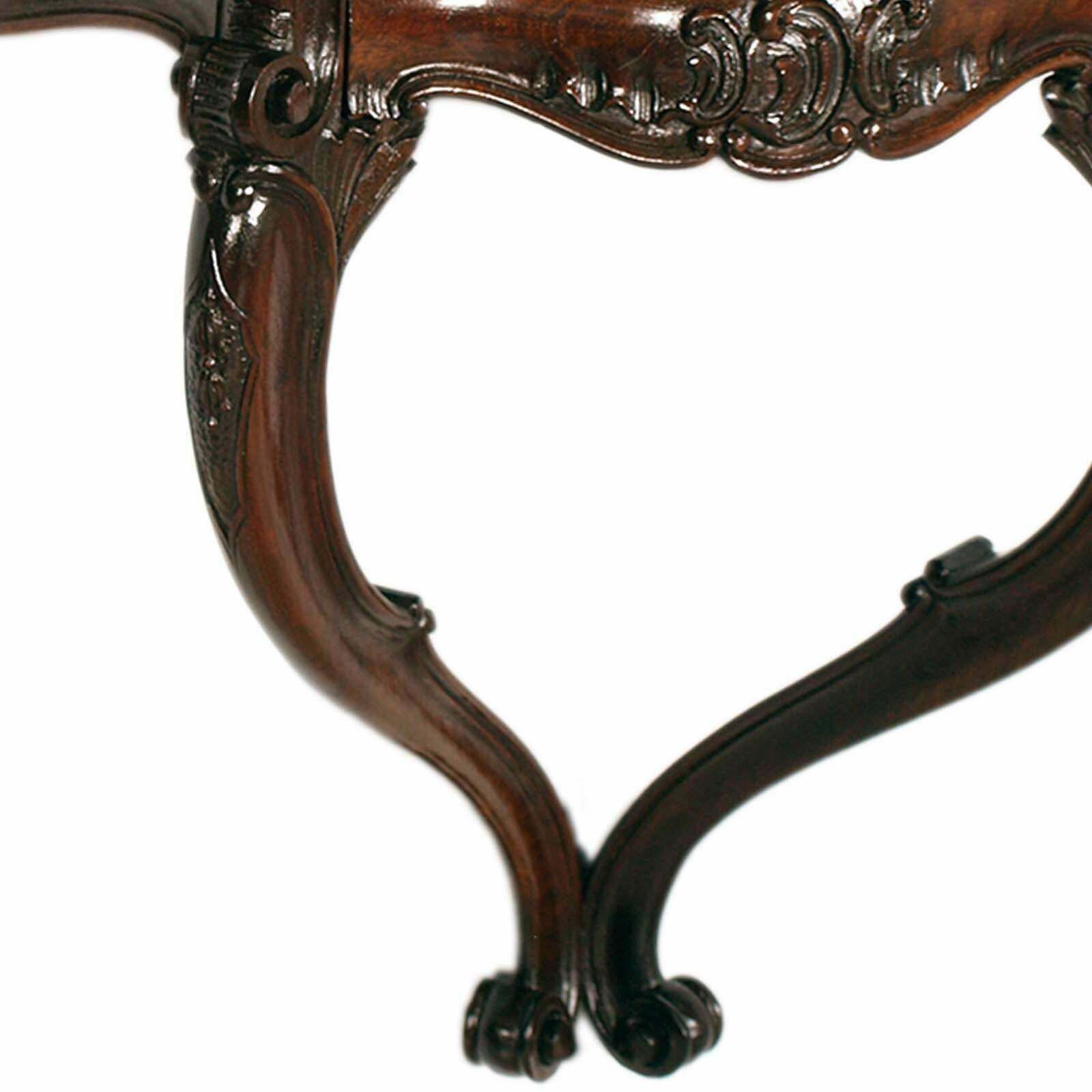 Florence Neo Baroque Console Nightstand By Dini And Puccini, Hand Carved Walnut photo 2984.0