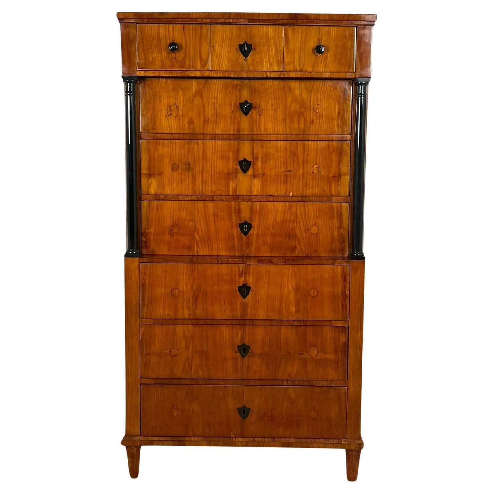 Biedermeier Chiffonier, Cherry Veneer, South Germany Circa 1830