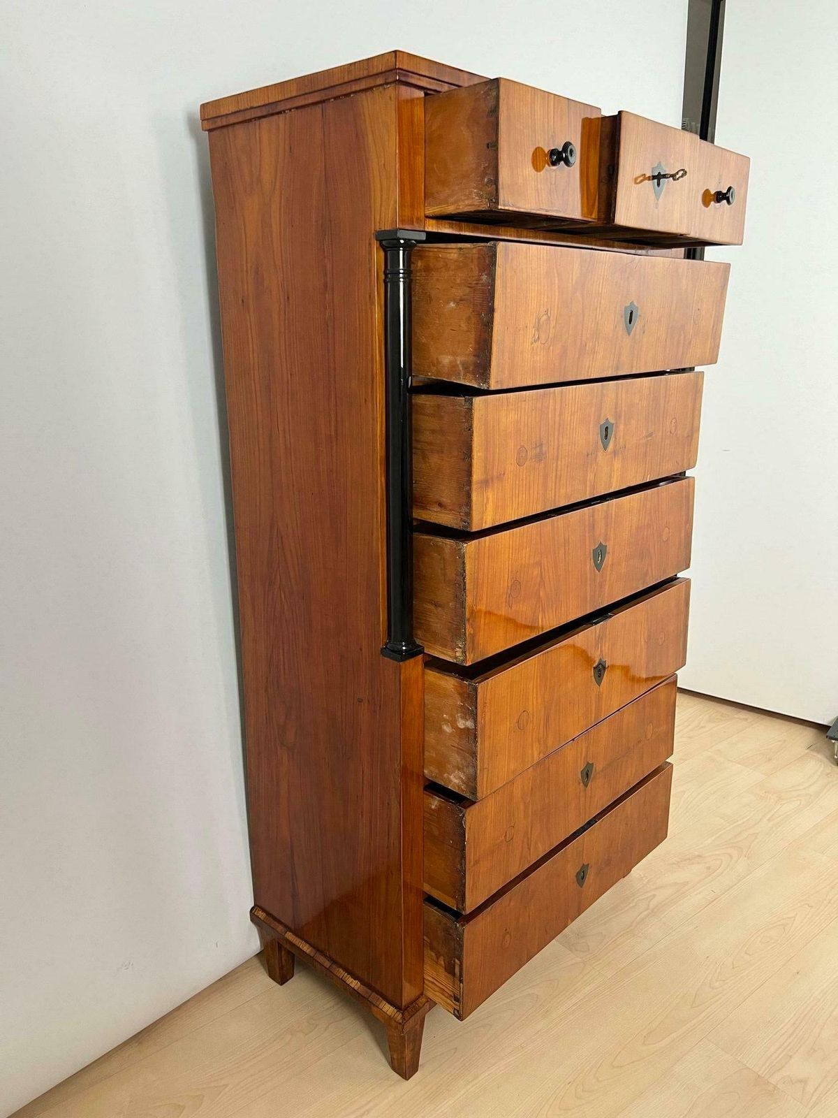 Biedermeier Chiffonier, Cherry Veneer, South Germany Circa 1830 photo for sale